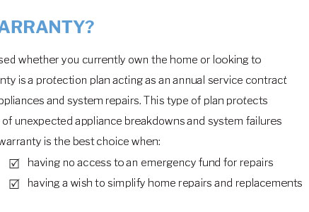 home warranty plans comparison